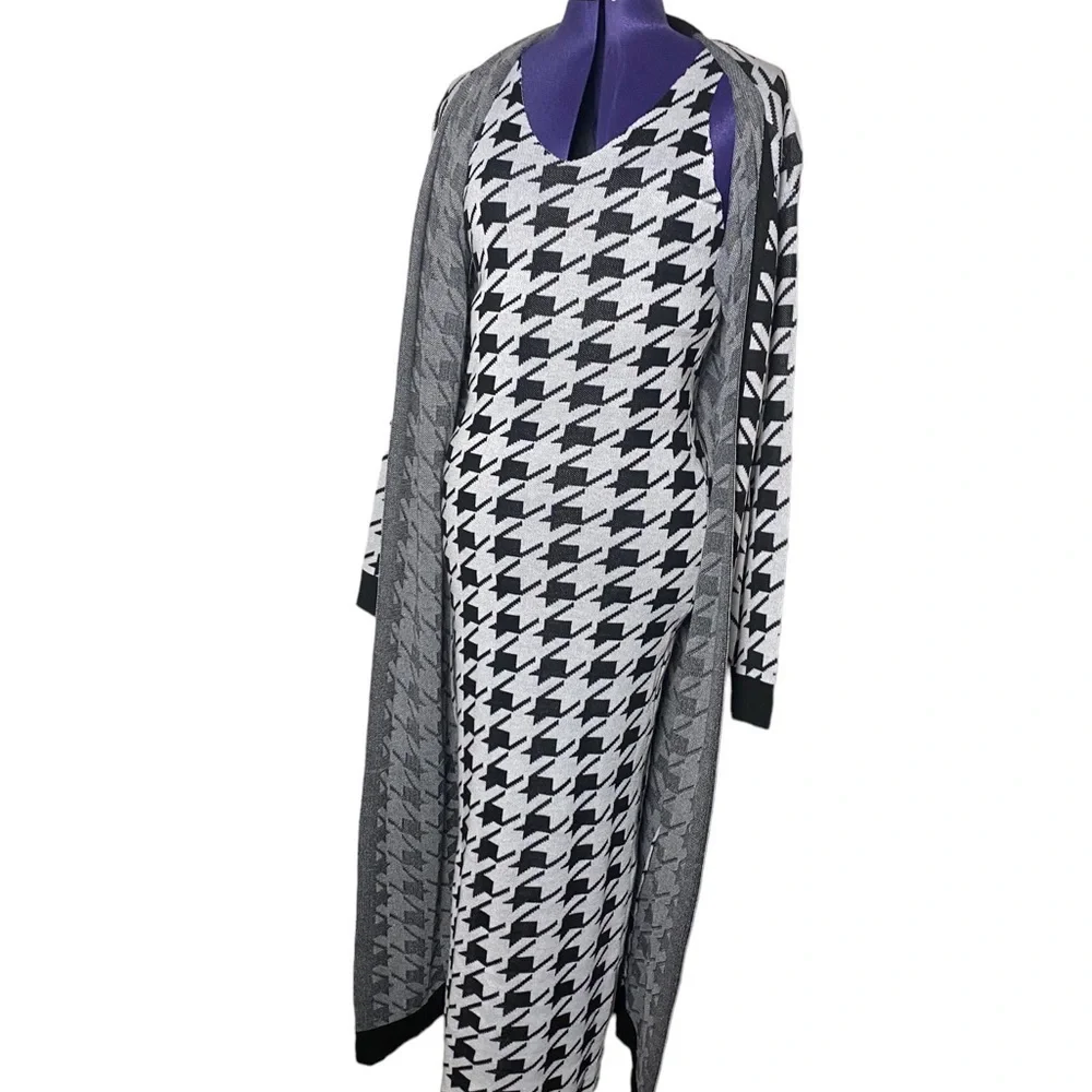 Sleeveless dress and cardigan set size L - Picture 2 of 7